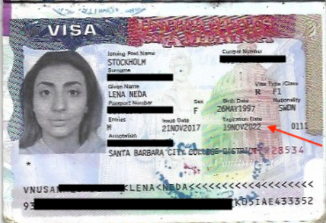 passeport F1-visa